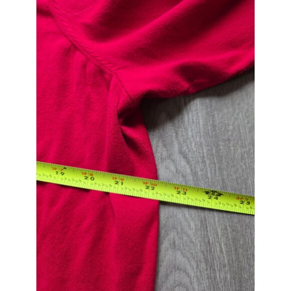 Talbots Womens Petites Red Pima Cotton Button-Front Cardigan Sweater 2XP - Picture 5 of 6